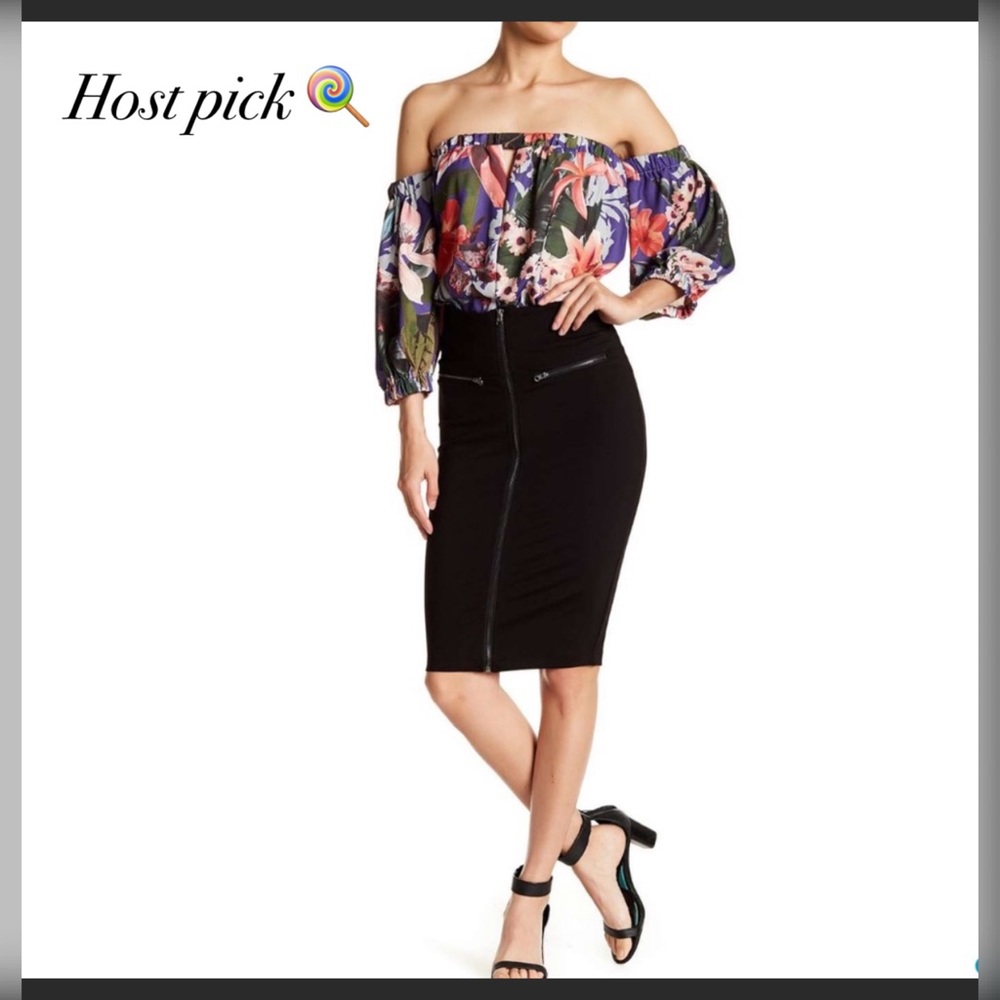 Romeo+Juliet Couture zip up pencil skirt